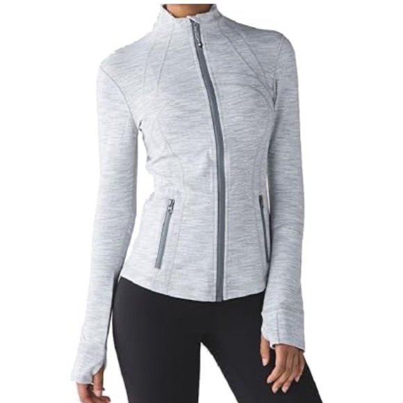 Lululemon Gray Silver Define Women's Jacket Size 8 - Picture 5 of 13
